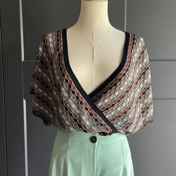 Vintage jewl tone Missoni Sweater - Picture 3 of 8